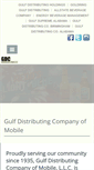 Mobile Screenshot of gulfdistributing.com